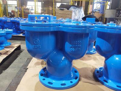 China Water / Steam / Oil / Gas Double Orifice Air Valve With Flanged End Type Te koop