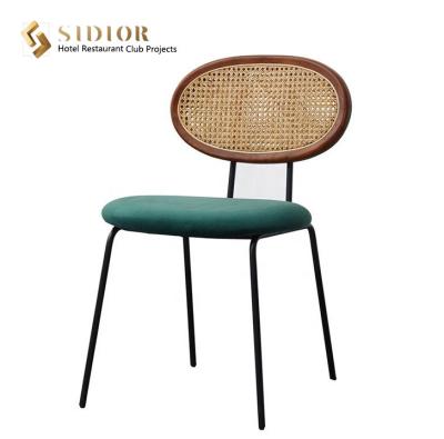 Chine chaise dinante en bois solide de taille de 78cm avec des jambes en métal à vendre