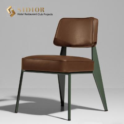 China Arm Italian Leather Dining Chairs Modern Dining Room Chair 83cm Height for sale