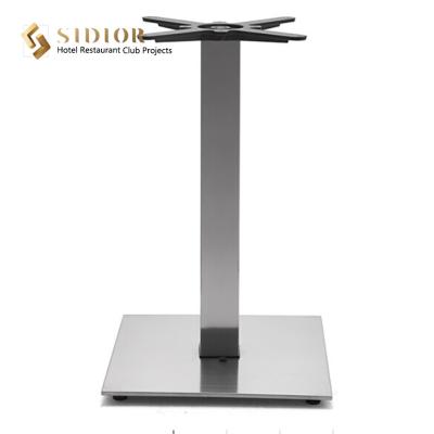 China Base de acero inoxidable de la tabla de pedestal del metal del ODM para el restaurante de la barra de café en venta