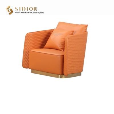 中国 OEM ODMの革現代装飾されたソファー 販売のため