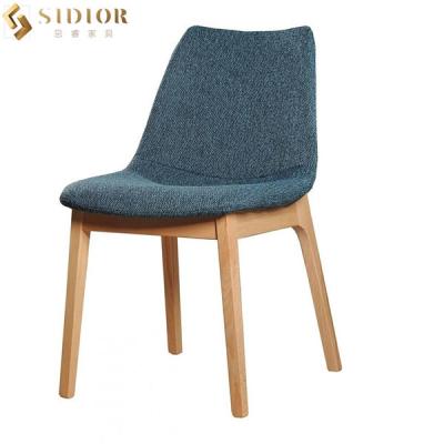 China Morden European Style Dining Chairs Solid Wood Multi Color 45cm Width for sale