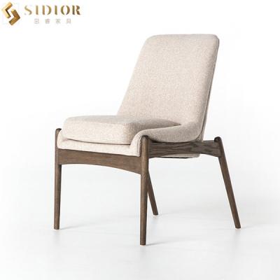 China Mid Century Upholstered Ultra Modern Dining Chairs French Modern Style H91cm for sale