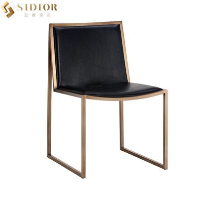 China Cafe Bar Pub Restaurant Modern Faux Leather Dining Chairs 78.7cm Height for sale