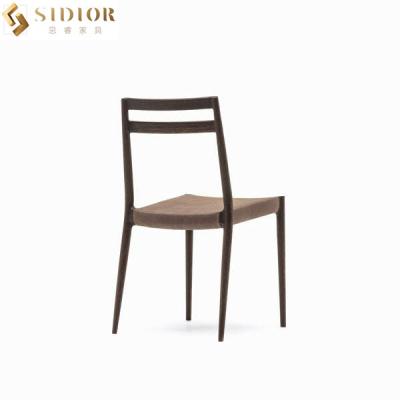 China Light Luxury Ultra Modern Dining Chairs H80CM Fabric Upholstery Chair for sale
