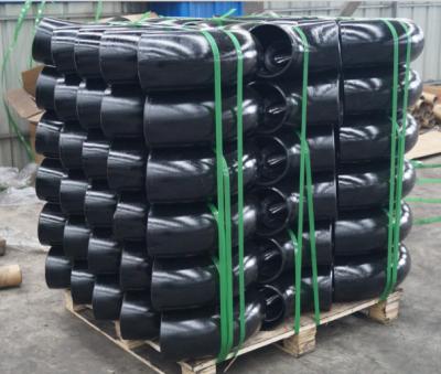 China o preto do cotovelo da tubulação de aço carbono de 304L 316L ASTM A234 WPB galvanizou   SCH10 SCH20 STD SCH40 SCH80 XS SCH160 à venda