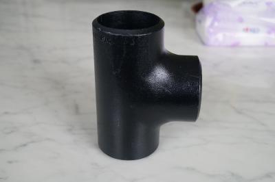 China Stainless Carbon Steel Pipe Tee Rust Proof Oil Black Painting Class 3000 6000 9000 for sale