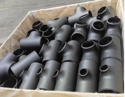 China SCH20 SCH30 SCH120 ASME B16.9 ButtWeld Reducer Tee STD Seamless Equal Tee Pipe Fitting for sale