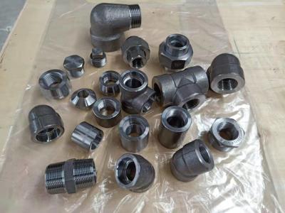 China 3000lbs 6000lbs Threaded Froged Fitting ASME B16.11 Socket Welding Pipe Fittings for sale