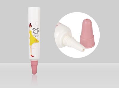 Chine Emballage cosmétique crème de tube des tubes D13mm 1-5ml de long oeil vide cosmétique fait sur commande de bec avec le chapeau à vendre