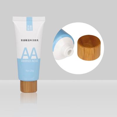 China 20-60ml D25mm Custom Empty Cosmetic Squeeze Tubes Plastic Facial Cleanser Tube for sale