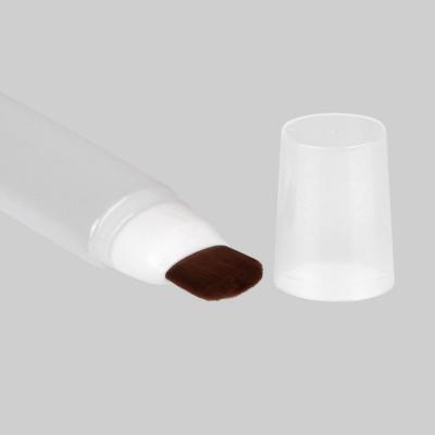 China 30-60ml Special Applicator Tubes Custom Empty Rotation Brush Foundation Cosmetic Plastic Oval Tube for sale