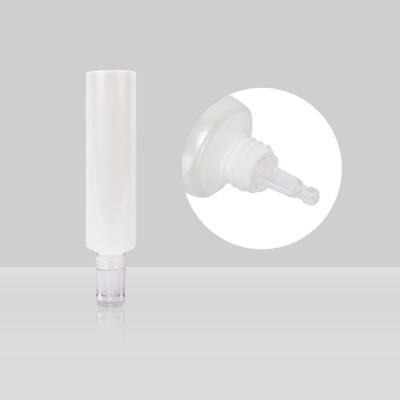 China Plastic Custom Cosmetic Tubes D30mm 30-80ml Eye Cream Tube Essence Tube With Dropper for sale