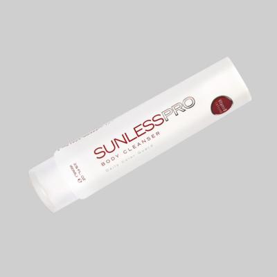 China 30-60ml Cosmetic Sunscreen Tubes Liquid Foundation Plastic Oval Tube for sale