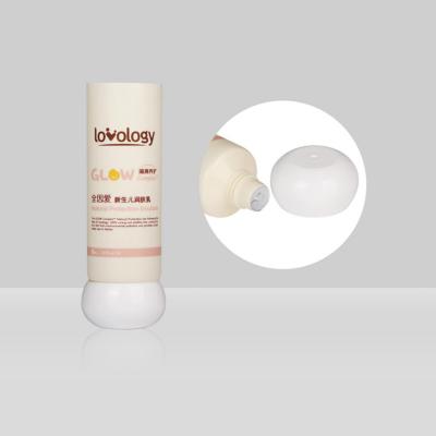 China Liquid BB Cream Custom Cosmetic Tubes D30mm 30-80ml With Spherical Cover for sale