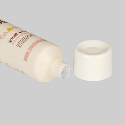 China tubo cosmético plástico de encargo de la crema del BB del tubo del lavado de la cara 30-110ml con el tapón de tuerca en venta