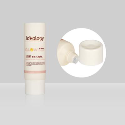 China Custom Plastic Empty Cosmetic Tubes D30mm 30-80ml Facial BB Cream Tube With Screw Cap for sale