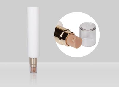 China White PE Airless Pump Tube D35mm 35-110ml Cosmetic Custom Face Lotion Serum for sale
