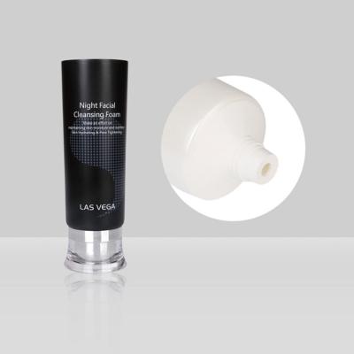 China Crema facial plástica cosmética de encargo poner crema de los tubos D40mm 70-180ml del BB con el tapón de tuerca en venta