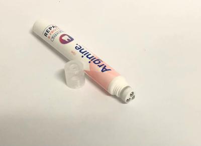 China Gel vacío de la crema del ojo de los tubos cosméticos de encargo de D16mm 3-10ml con la bola de acero inoxidable del masaje en venta
