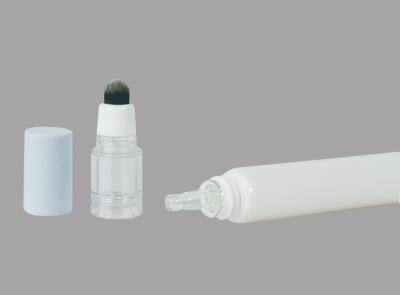 China D16mm Plastic Dropper Cosmetic Tube Packaging Eye Cream Essence Tube With Sponge Head for sale