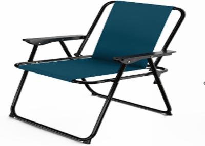 China Steel Frame Outdoor Fold Up Camping Chairs 600 Oxford for sale