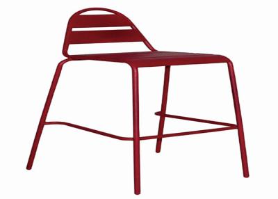 China Manual Outdoor Garden Patio Steel Chair Customized 19mm Tube for sale
