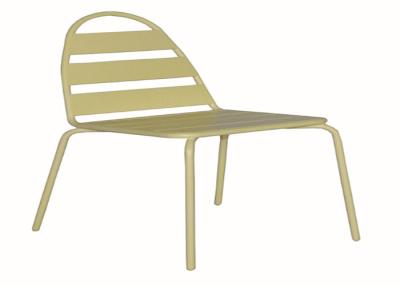 China Stackable Garden Metal Outdoor Furniture Chair Powder Coated for sale