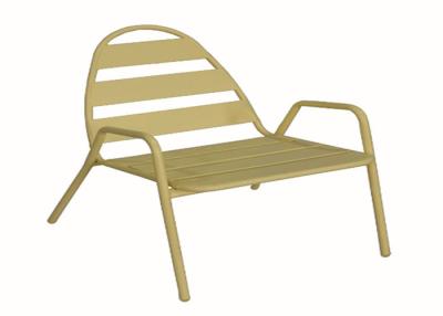 China 19mm Tube Furniture Steel Patio Chair For Garden Outdoor for sale