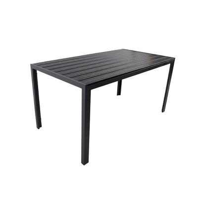 China Outdoor Plastic Wood Slat Coffee Leisure Table 6 - 8 Person 150 X 90cm for sale