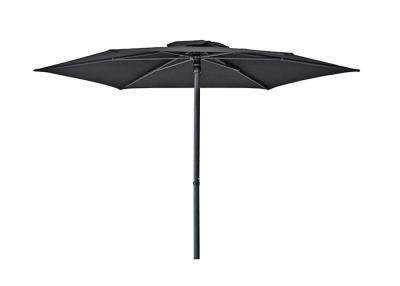 China OEM ODM Rectangular Outdoor Sun Parasol Umbrella With 6 Rib Straight Pole for sale