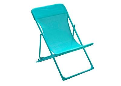 China Multicolor Swing Camping Foldable Chair Three Position Patio Folding Sling Chair for sale