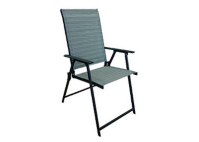 China Multifunctional Outdoor Foldable Chair Textilene Patio Set High Density Weaving for sale