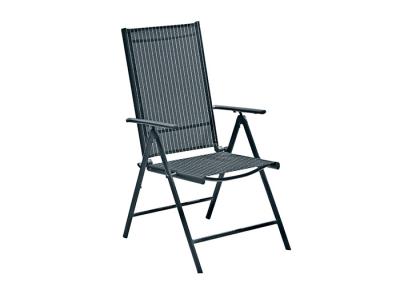 China Foldable Textilene Stacking Garden Chairs for sale