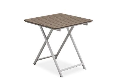China OEM ODM Polywood Garden Table Fold Up Patio Table Scratch Resistant for sale