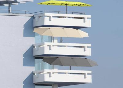 China Manuais conduzidos iluminam o parasol exterior de 4.5x2.7m Sun com manivela à venda