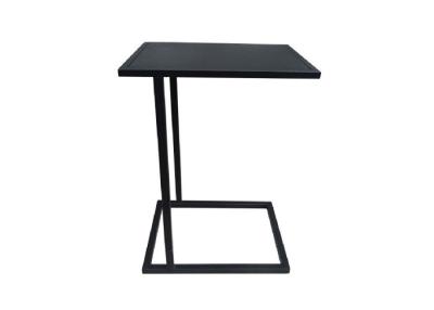 China Full Indoor 59cm Tall Outdoor Steel Side Table Kd Structure for sale