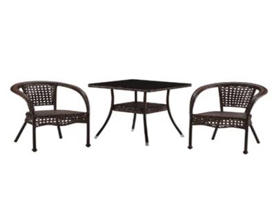 China Outdoor Rope Rattan Sofa Set Garden Dining Patio Furniture for sale