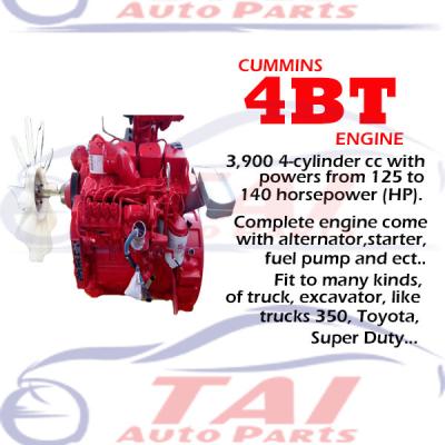 China 4BT 3.9L Complete Truck Engine For Cummins Truck Engineering Machinery for sale