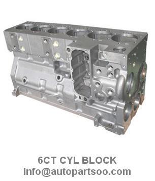 China 6CT Cylinder Block Double Thermostat and Spare Parts For Cummins TS 16949 for sale