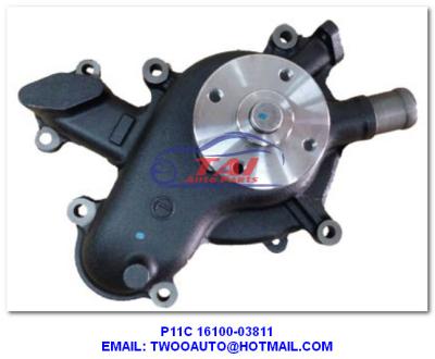 China P11c 1610003811 Aftermarket Power Steering Pum , Truck Cooling Water Pump Type 16100-03811 For Hino for sale