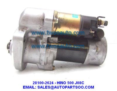 China 28100-2624 0355 502 0019 - Hino 500 J08C Starter Motor 24V 4.5KW 11T for sale