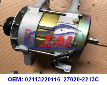 China Starter Motor Vehicle Engine Parts 02113220116 27020-2213C FOR HINO 24V 120A for sale