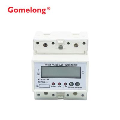 China Top 10 seller 1 Phase Din Rail Ethernet Smart Energy Meter With Rs485 interface for sale