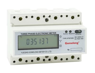 China Three Phase Din Rail Small Power Meter Digital Electric Meter for sale