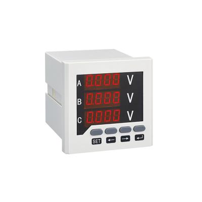 China LED display three phase digital electrical meter panel ampere meter for sale