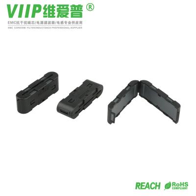 China Black F9 Flat Ferrite Core , Cable Ferrite Magnet Ring ROHS approved en venta
