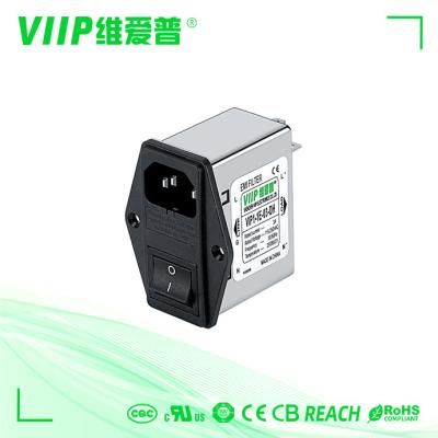 Chine prise masculine intégrée d'EMI Filter With Fuse C14 de ligne électrique à C.A. 120V à vendre