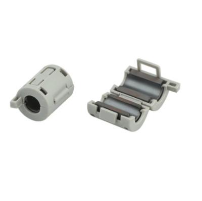 China Black Dvi Cable Clip On Ferrite Ring Clips For 3mm Dia Cable for sale