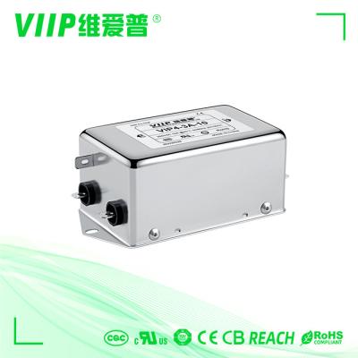 中国 Single Phase AC EMI Power Line Filters For Fitness Equipment 10A 販売のため